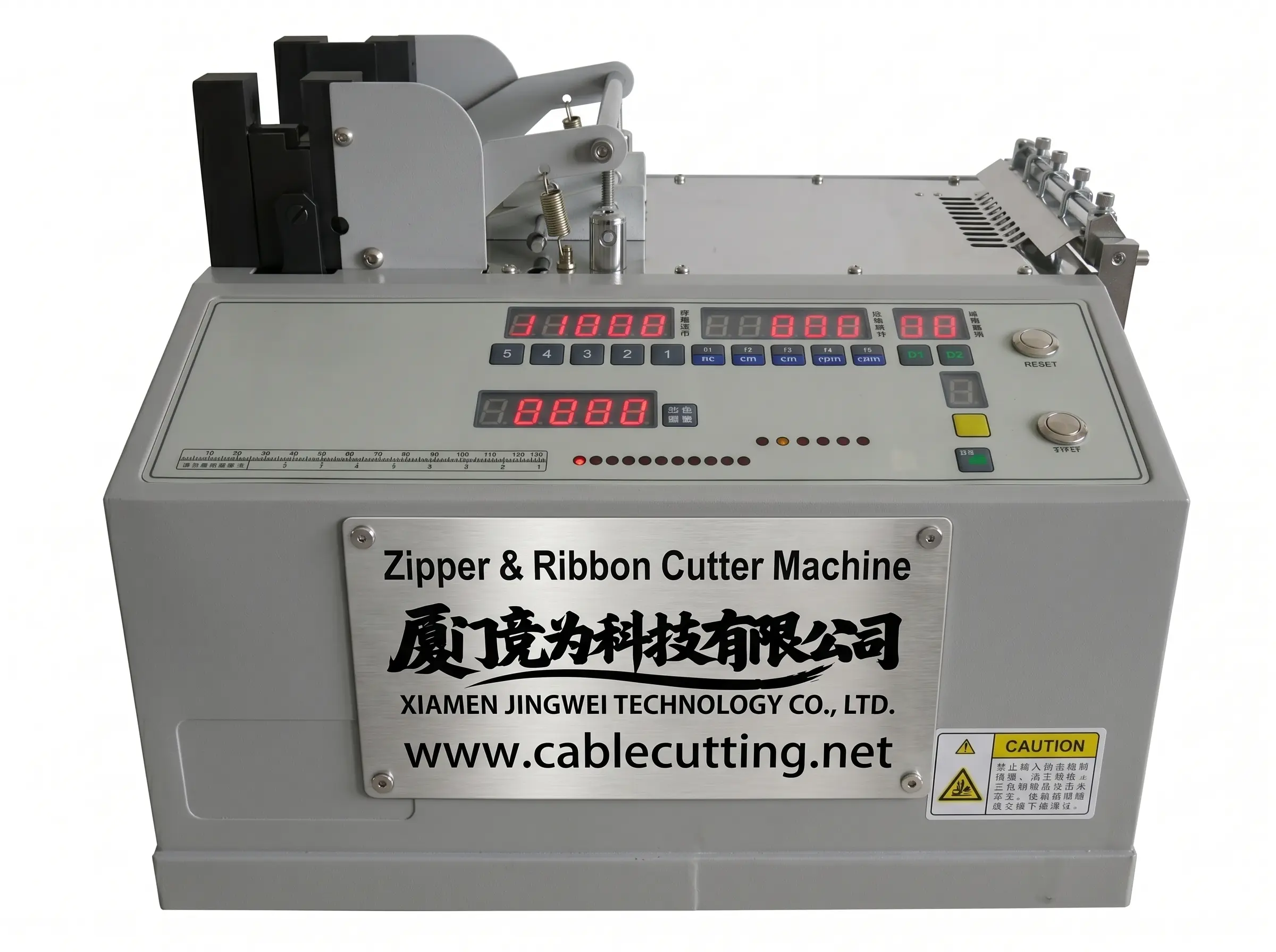Cortadeira Automática de Zíper WPM-850 – Precisão e Eficiência JINGWEI