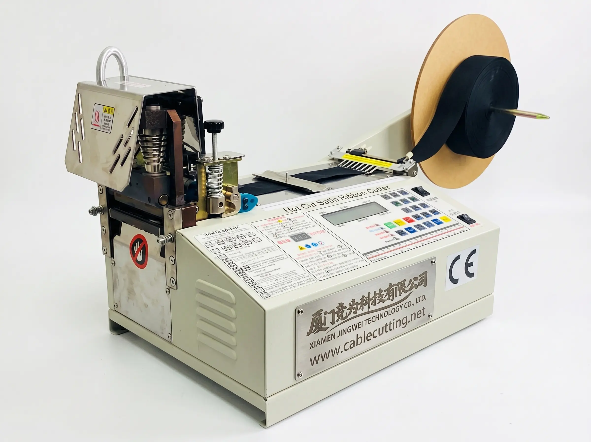 Cortador de Fita de Cetim com Corte a Quente WPM-890S – Precisão e Eficiência