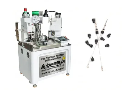 Máquina Automática de Inserir Selo à Prova d'Água e Crimpar WPM-078H