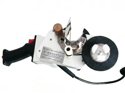 Máquina Portátil de Enrolamento de Fita para Cabos e Fios AT-100