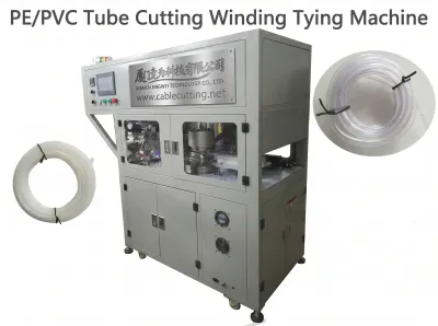 Máquina Automática de Corte, Enrolamento e Amarração de Tubos PE/PVC 02SL