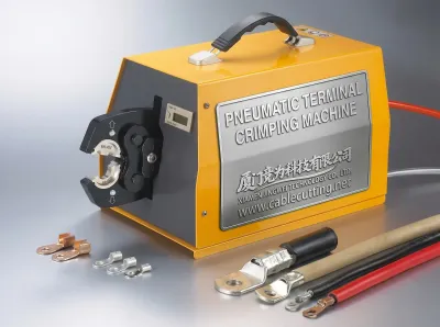 Máquina Pneumática de Crimpar Terminais 9,0T WPM-300L