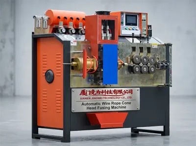 Máquina de Fusão de Cabeça Cônica para Cabo de Aço WPM-QF