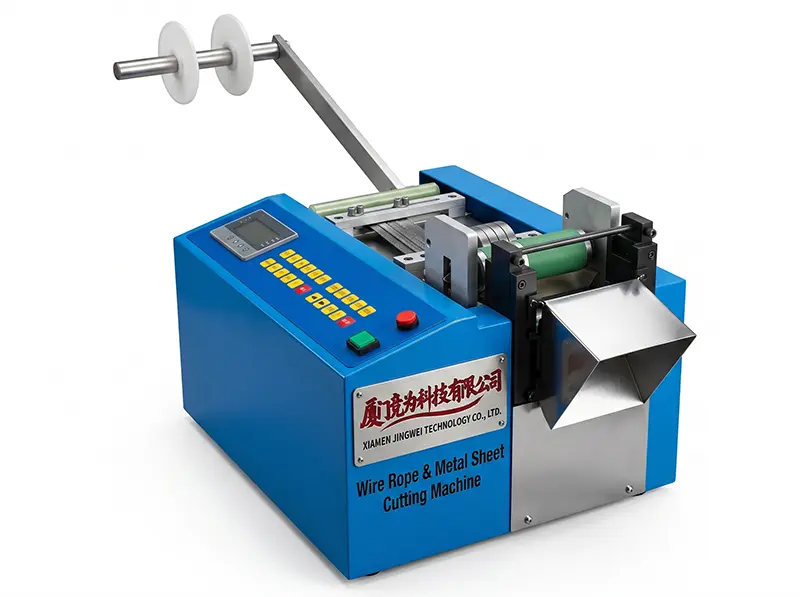 Máquina de Corte de Cabo de Aço Automática WPM-ZCUT-100S | Jingwei
