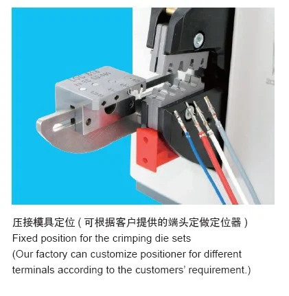 Máquina de friso posta pneumática do ar, conector de friso do fio, máquina de friso da terminação do cabo de fio