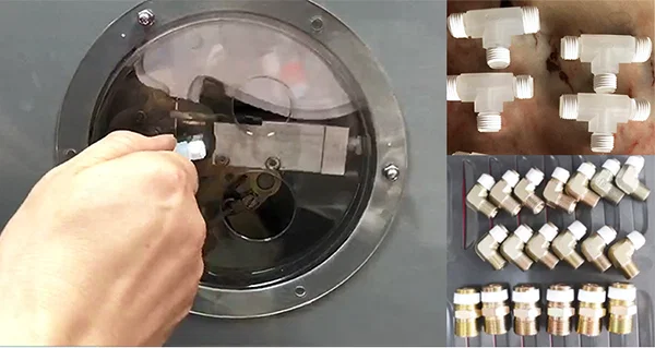 máquina de embalagem de fita de teflon de roscas de tubulação