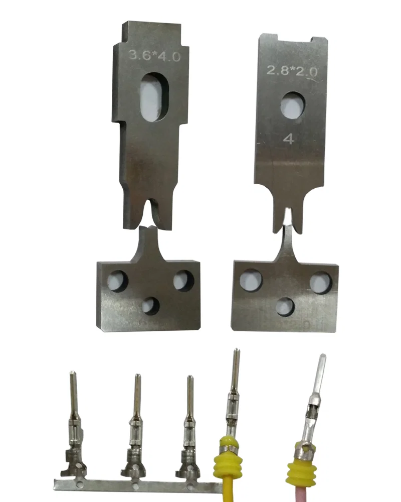 Terminal Crimping Blade, Terminal Crimping Blade And Cutter, Knife Blades And Cutter For Electric Terminal Crimping Lâmina de friso terminal, lâmina de friso terminal e cortador, lâminas de faca e cortador para friso terminal elétrico
