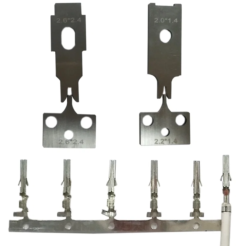 Terminal Crimping Blade, Terminal Crimping Blade And Cutter, Knife Blades And Cutter For Electric Terminal Crimping Lâmina de friso terminal, lâmina de friso terminal e cortador, lâminas de faca e cortador para friso terminal elétrico