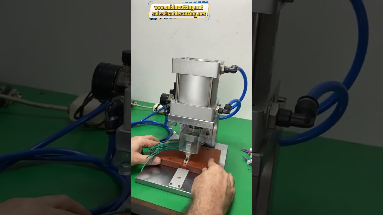 Máquina Pneumática para Crimpagem de Conectores IDC: Eficiência Industrial