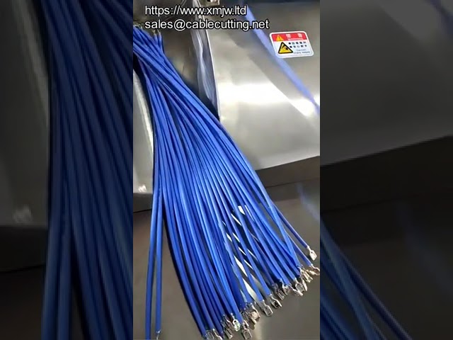 Double-End 5-Cable Automatic Wire Stripping, Cutting, Twisting, Crimping, and Soldering Machine