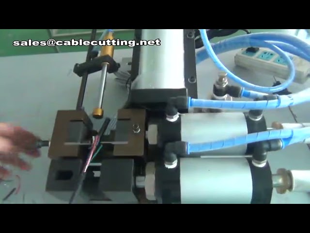 Máquina de Descascamento Pneumático e Decapagem Elétrica para Cabos - Remoção Eficiente