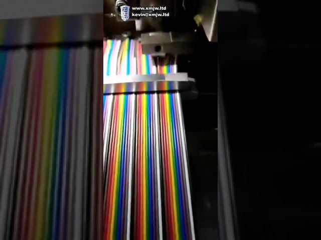 Máquina Semiautomática de Decapagem e Crimpagem de Cabo Fita 3 20p - Suporte para Fio Plano de 20 a 40 Pinos