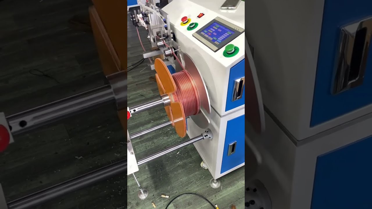 Automatic Wire Meter Counting, Traversing, Cutting, Winding & Coiling Machine with Precise Metering