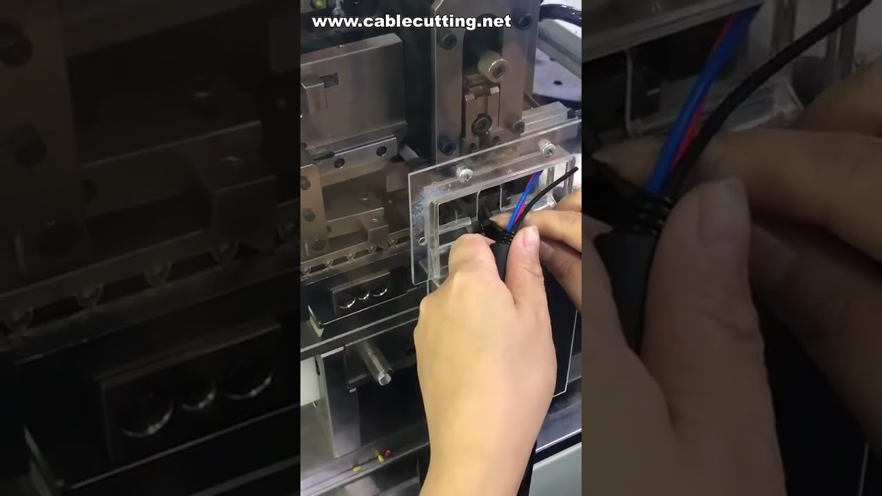 Máquina de Inserir e Crimpar Vedação de Fios | Decapagem e Crimpagem Automática