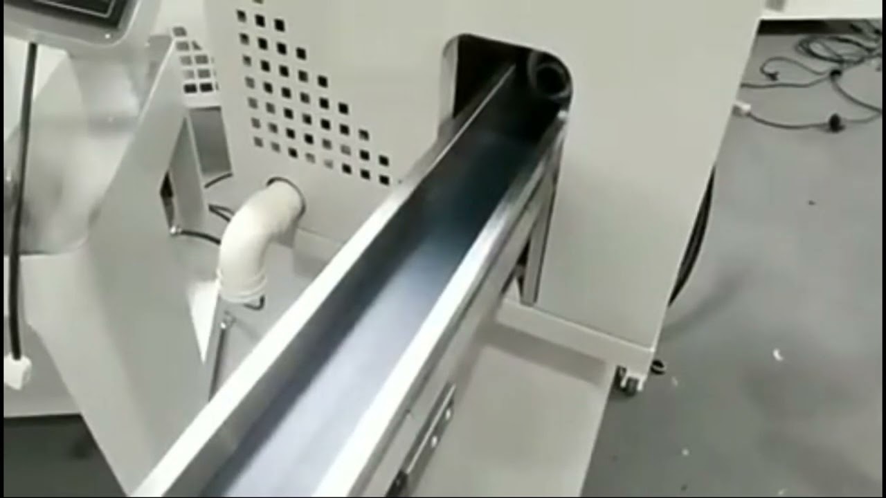 Máquina de Corte Automática para Tubos Corrugados – Cortador de Tubos de Aço e Mangueiras Industriais