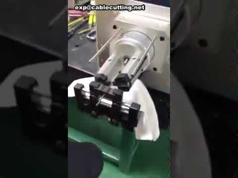 Máquina de Decapar Cabos Coaxiais com Cortador Ajustável | Processo Automatizado