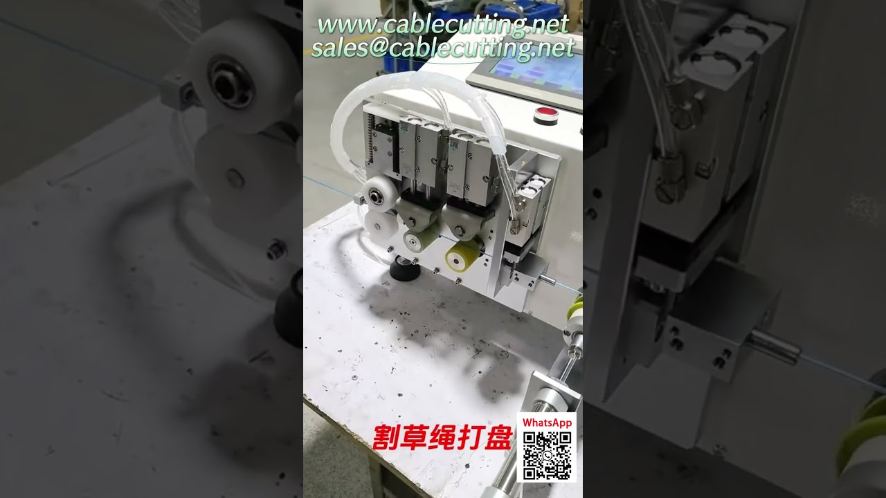 Automatic Trimmer Line Spooling Machine - Traverse, Meter, and Cut