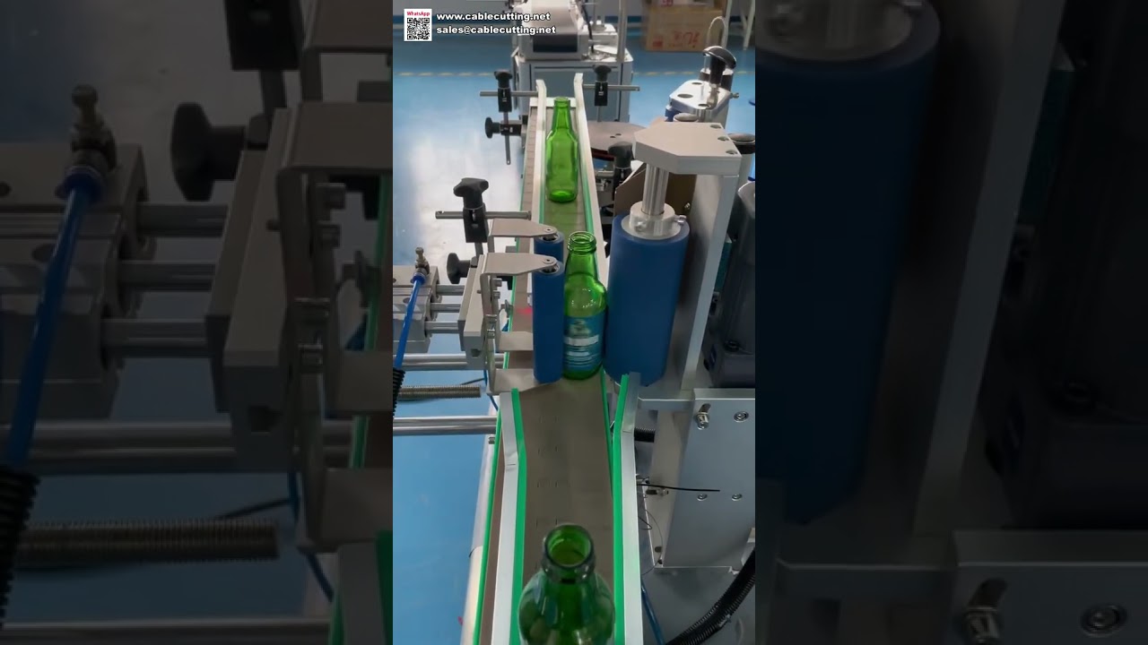 Máquina de Rotulagem Automática para Garrafas de Cerveja | Aplicador de Rótulos de Alta Velocidade para Cervejarias