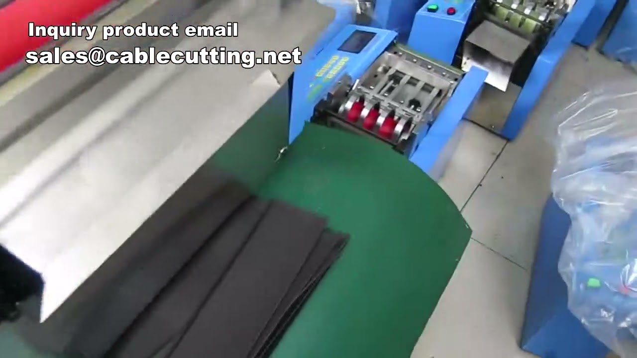 Máquina de Corte de Tubo Corrugado de Plástico para Proteção de Chicote de Cabos | Solução Industrial