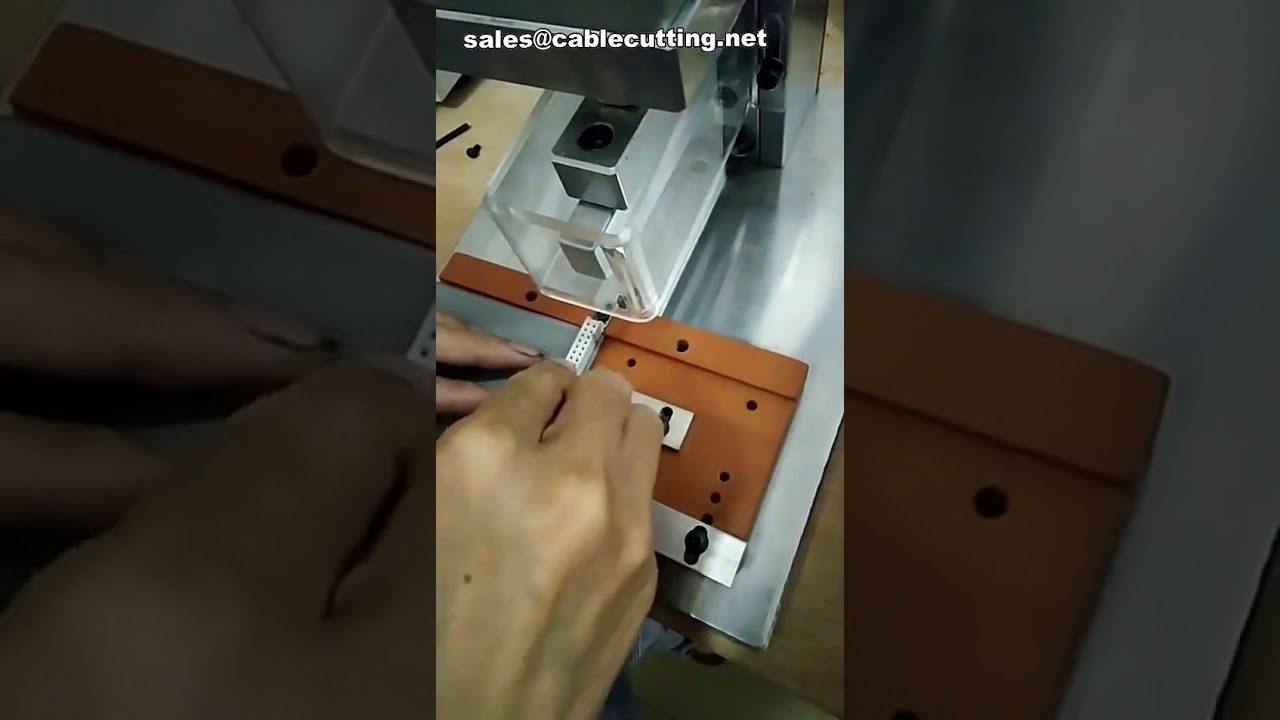Máquina de Prensagem e Crimpagem de Cabo IDC | Eficiência na Montagem Industrial
