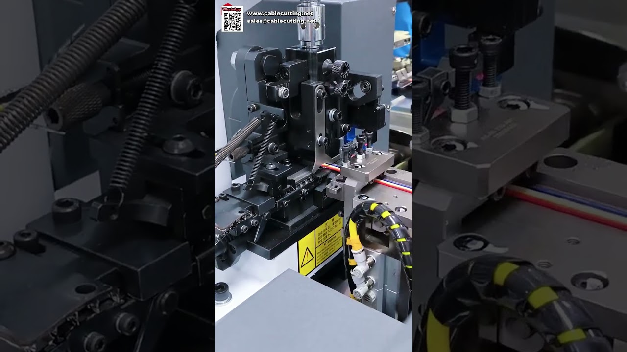 Máquina Automática de Crimpagem de Terminais de Alta Precisão, Velocidade e Eficiência