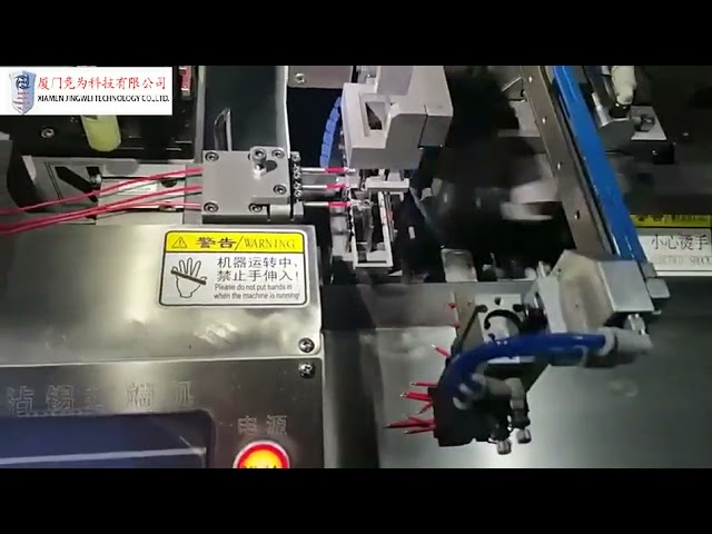 Máquina de Torcer, Cortar, Descascar, Torcer, Crimpar e Estanhar Fios | Equipamento Automatizado para Processamento de Fios