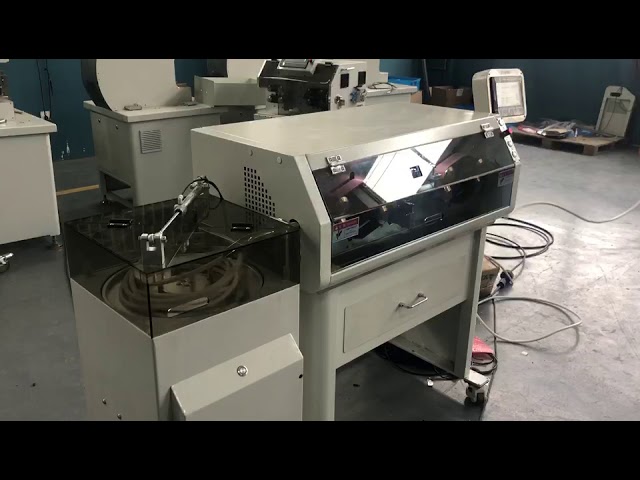 Máquina automática de corte e decapagem de cabos multicore com bobinadeira WPM 680