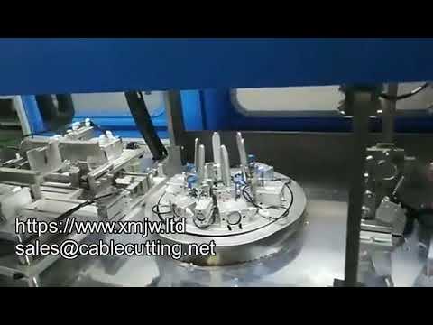 WPM-82 Full Automatic Hose Cutting, Crimping, and Twist-Tie Winding Machine for Electric Wire Harness