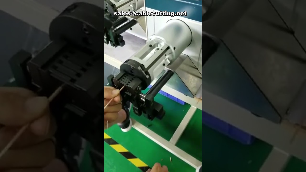 Máquina de Decapagem de Cabo Coaxial RG316 | Equipamento Industrial Eficiente