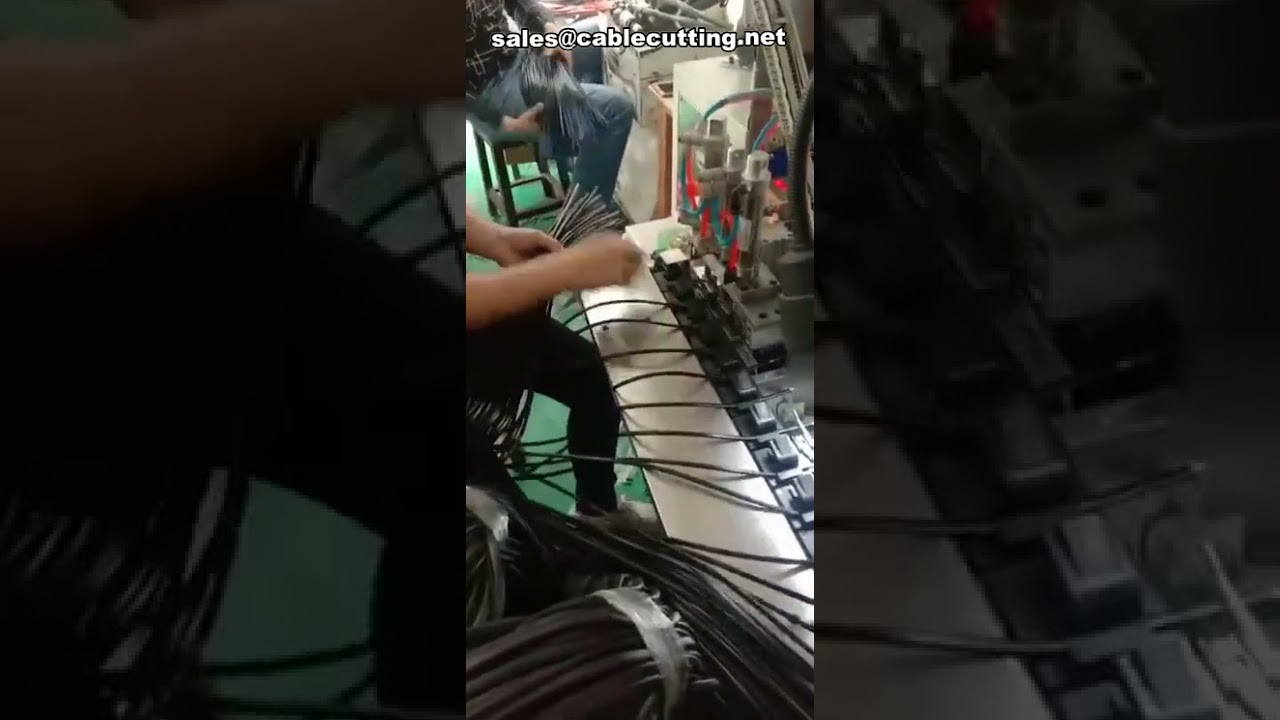 Máquina Automática de Crimpagem de Terminais para Plugues de Reboque, Máquina de Crimpagem de Plugues Plásticos, Crimpagem de Terminais de Plugue