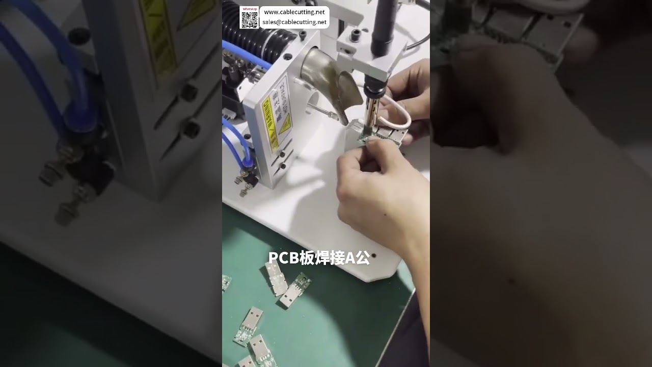 Máquina Automática de Solda de Fios | Alta Eficiência para Soldagem de Placas PCB e Cabos Eletrônicos