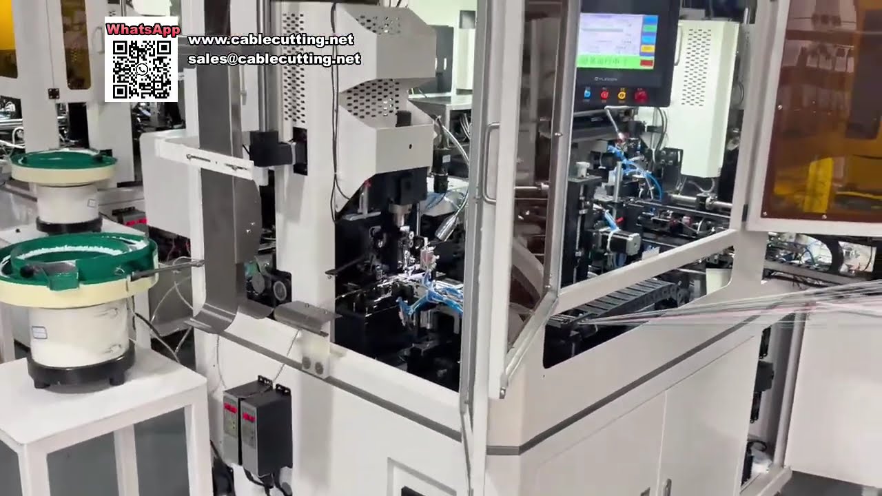 Máquina de Inserção Dupla para Conectores de Fio Ultra Macio OD1.0 de 8 Pinos: Processamento Eficiente