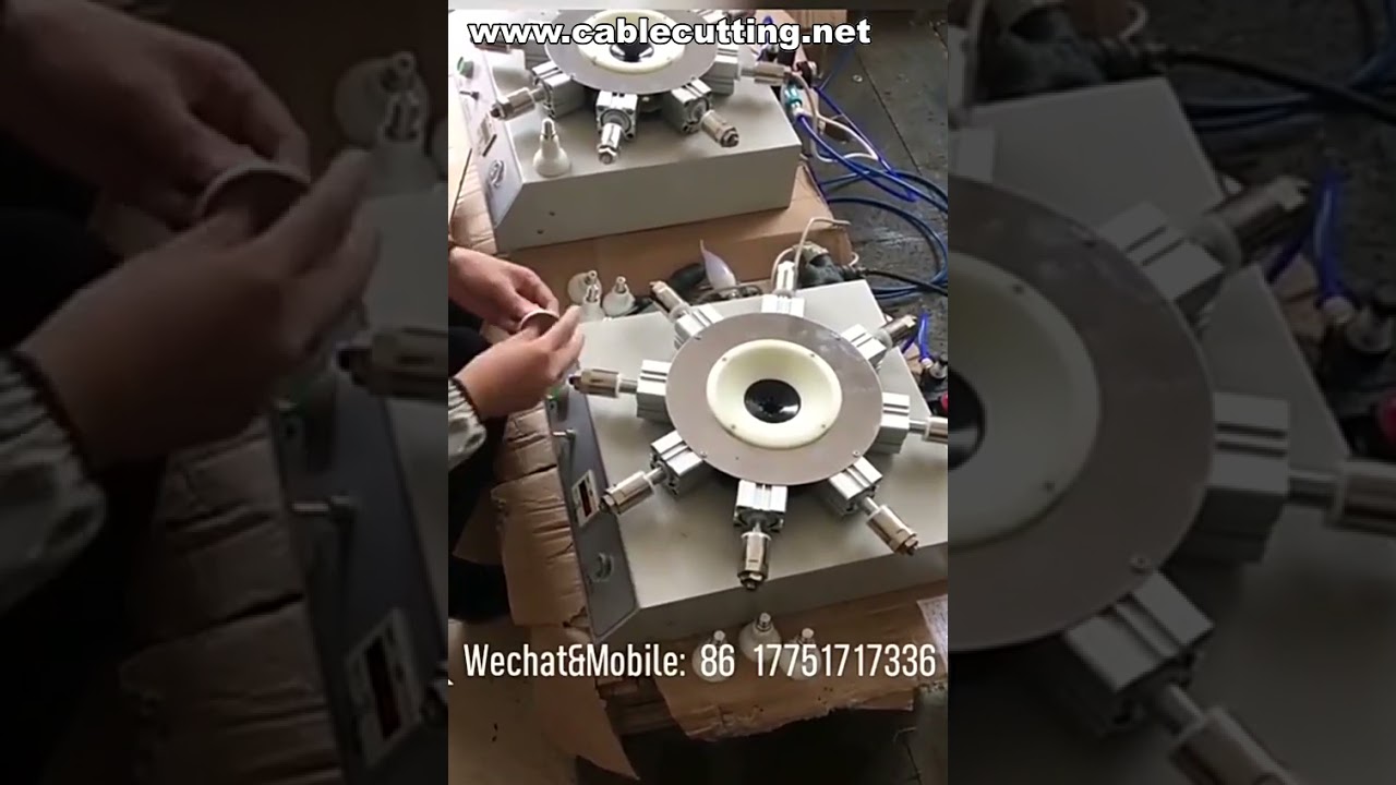 Máquina de Fixação de Cabeça de Lâmpada LED e Alicate de Crimpagem para Montagem Automatizada
