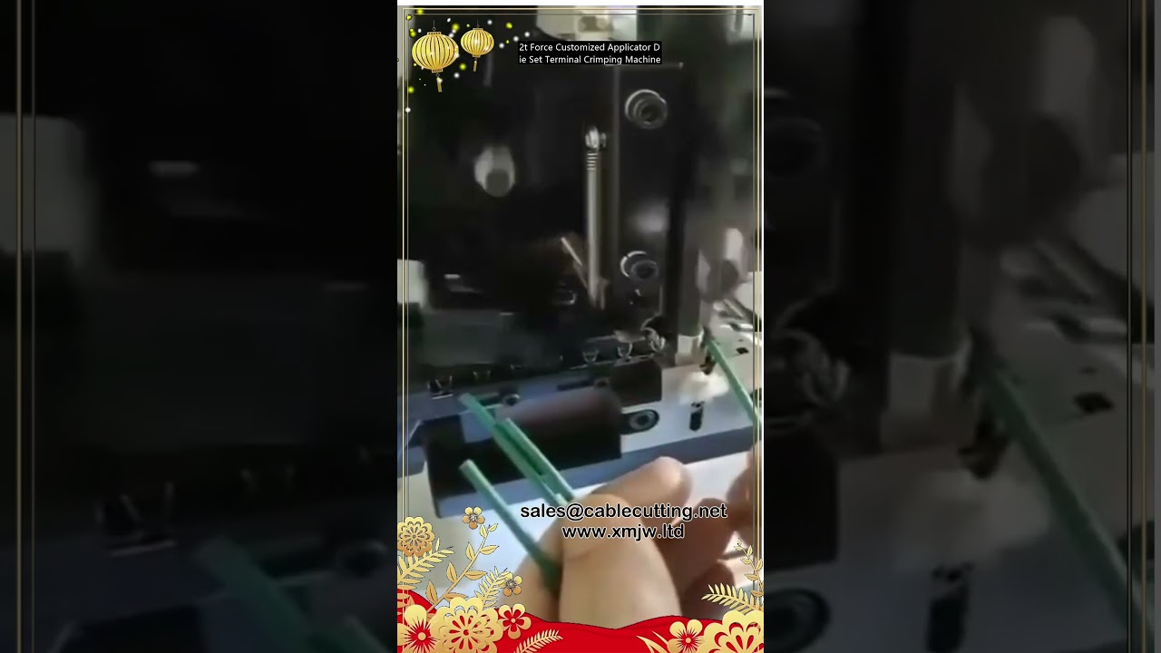 Máquina de Crimpagem de Terminais com Força de 2 Toneladas e Matriz Personalizada