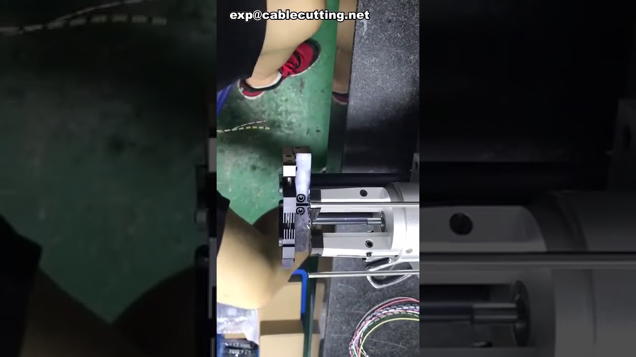 Automatic Coaxial Cable Stripping Machine for Factory Automation