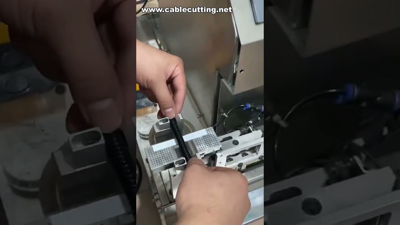 Máquina de Rotulagem Automática para Mangueiras de Aço, Etiquetadora Adesiva e Dobradora de Etiquetas