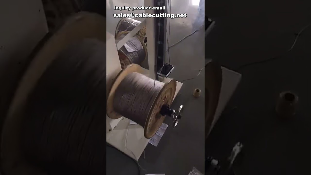 Máquina Desbobinadeira de Fio Automática | Pré-Alimentador de Cabo Industrial