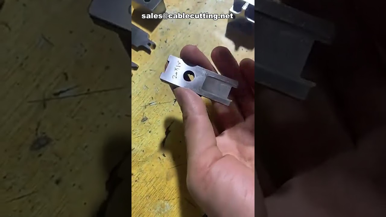 Molde Personalizado para Faca de Terminal de Prensa a Frio - Lâmina de Corte OTP para Máquinas Automáticas de Crimpagem