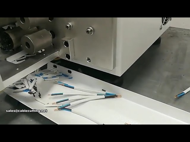 Máquina Automática de Corte, Decapagem e Torção de Fios