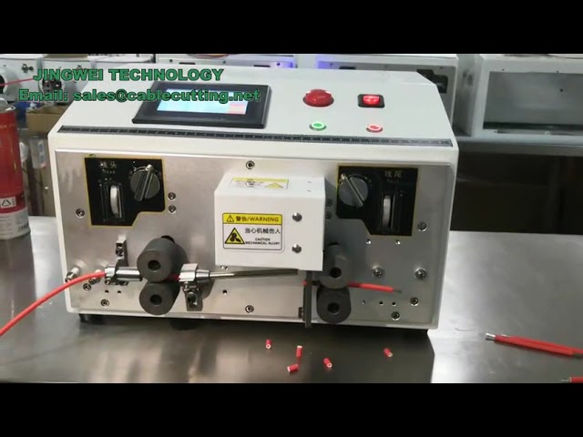 Máquina Automática de Descascar e Cortar Cabos de Computador (0, 1, 2, 5 mm²) - Totalmente Automática e Multifuncional para Operação Offline