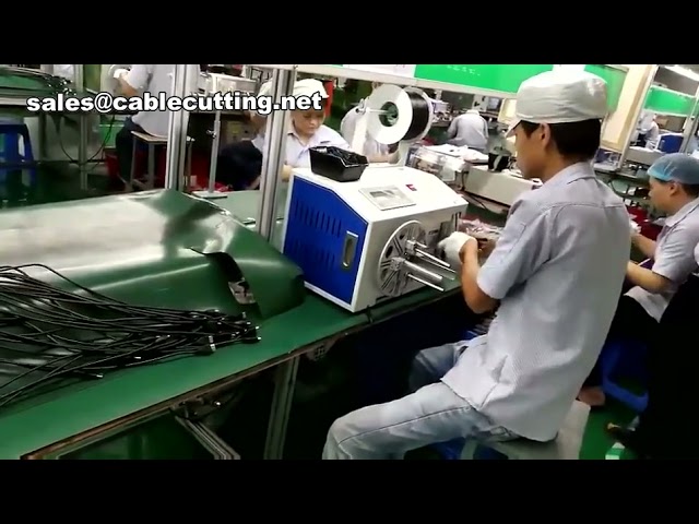 Máquina de Bobinar e Amarrar Cabos DC e AC - Automação Industrial Eficiente