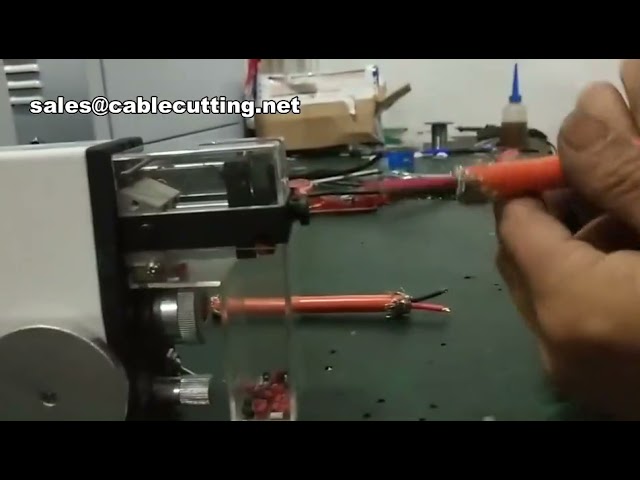 Máquina Pneumática Mini para Descascar Cabos | Descascadora de Fios Pneumática