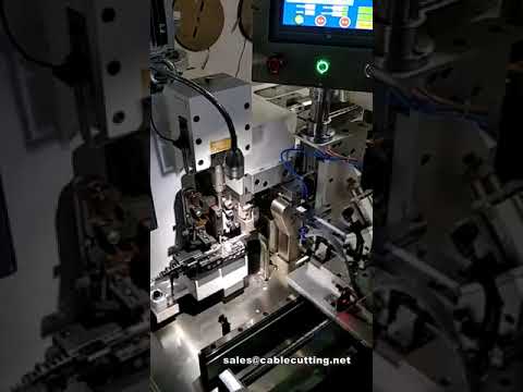 Máquina Automática de Corte, Decapagem e Crimpagem de Cabo Fita - Eficiência Total