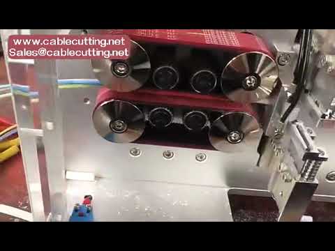 Máquina de Descascar Cabos de Borracha | Equipamento de Corte e Decapagem de Fios Elétricos