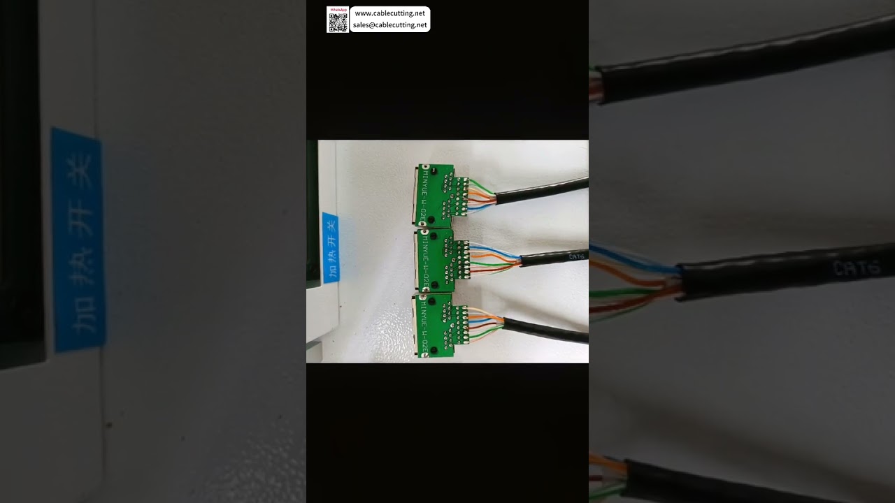 Máquina de Solda Semiautomática para Cabo de 8 Núcleos | Operação Rápida em 2 Etapas | Ferramenta Profissional