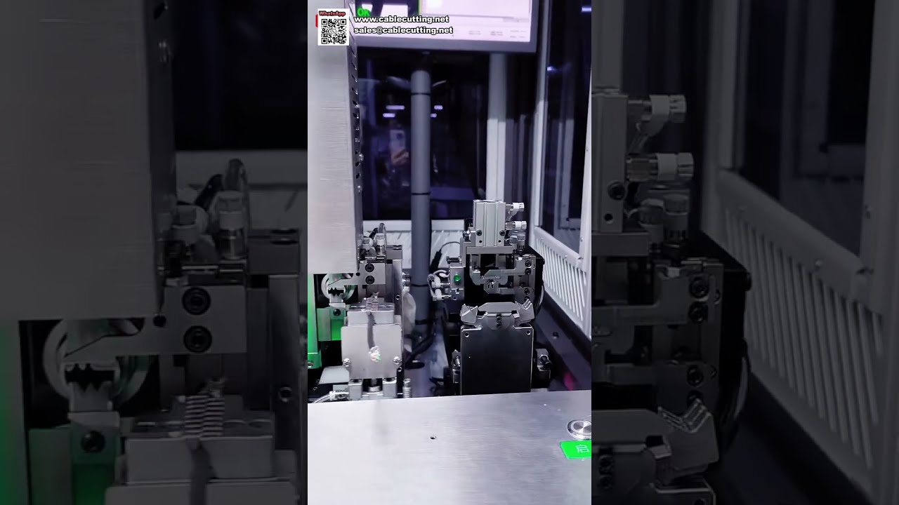 Máquina Integrada HSD Ethernet para Decapagem e Crimpagem de Terminais em Cabos de Energia Renovável