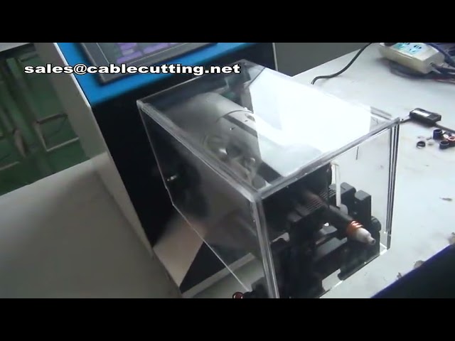 Máquina Automática de Descascar Cabo Coaxial - Stripper de Cabo Coaxial Automático Eficiente
