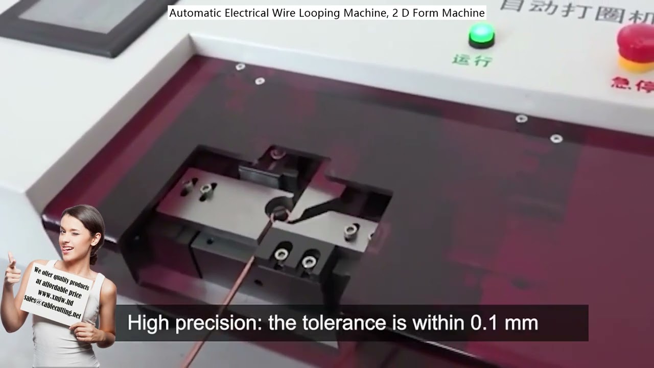Máquina Automática de Looping de Fios Elétricos - Máquina de Conformação 2D