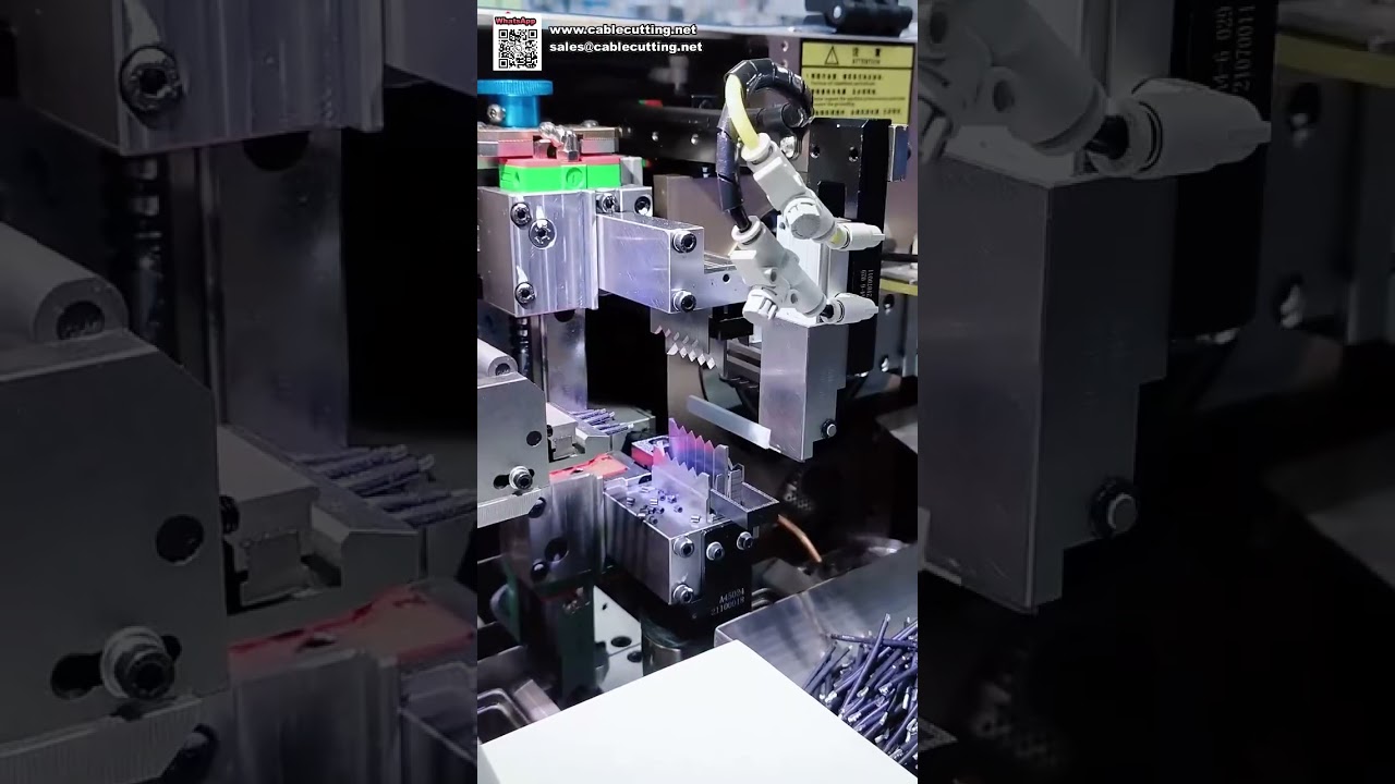 Máquina Automática de Corte, Descascamento e Soldagem com Estanhamento Dupla Cabeça - Alta Precisão