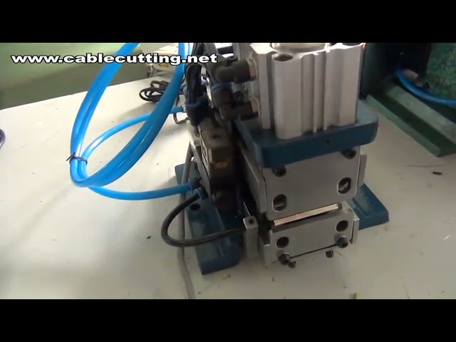 Máquina de Descascar e Decapar Pneumática | Decapador de Fios Automático de Alto Desempenho